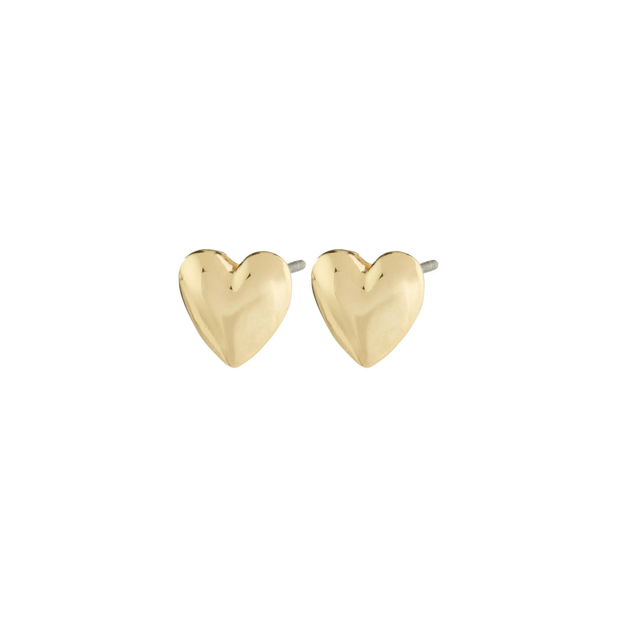 Sophia Heart Earrings - Gold