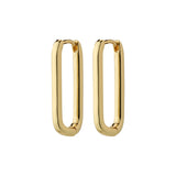 MIchalina Square Hoop Earrings - Gold