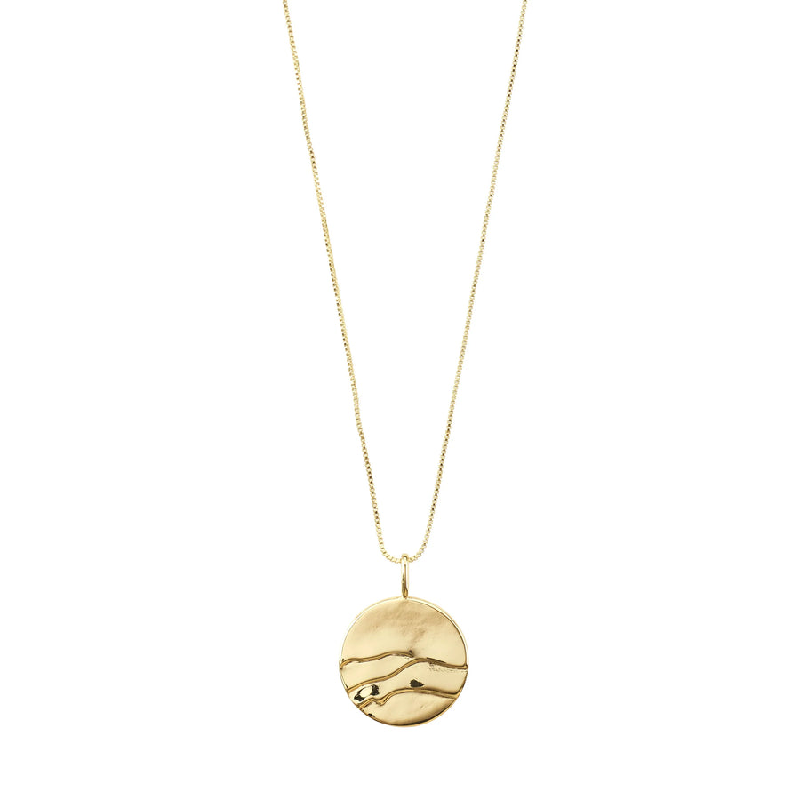 Heat Coin Necklace - Gold