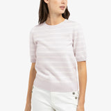 Textured Stripe Short Sleeve