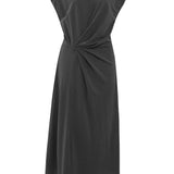Midi Dress with Cap Sleeve