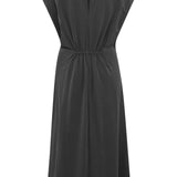 Midi Dress with Cap Sleeve