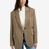 Woven Oversized Blazer