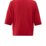 Oversized fine knit T-shirt
