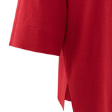 Oversized fine knit T-shirt