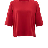 Oversized fine knit T-shirt