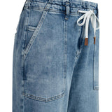 Relaxed jeans w/drawstring