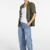 Relaxed jeans w/drawstring