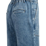 Relaxed jeans w/drawstring