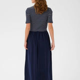 Simone Navy Stripe Dress