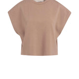 Sleeveless boxy sweatshirt