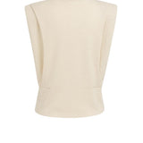 Sleeveless Knit Cardi