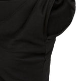 Sleeveless top w/twist shoulder