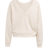Sweatshirt w/ back wrap detail