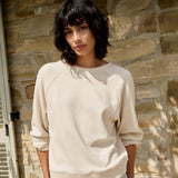 Sweatshirt w/ back wrap detail