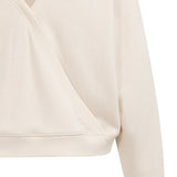 Sweatshirt w/ back wrap detail