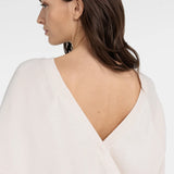 Sweatshirt w/ back wrap detail
