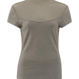 Top w/ cap sleeves & transparent detail