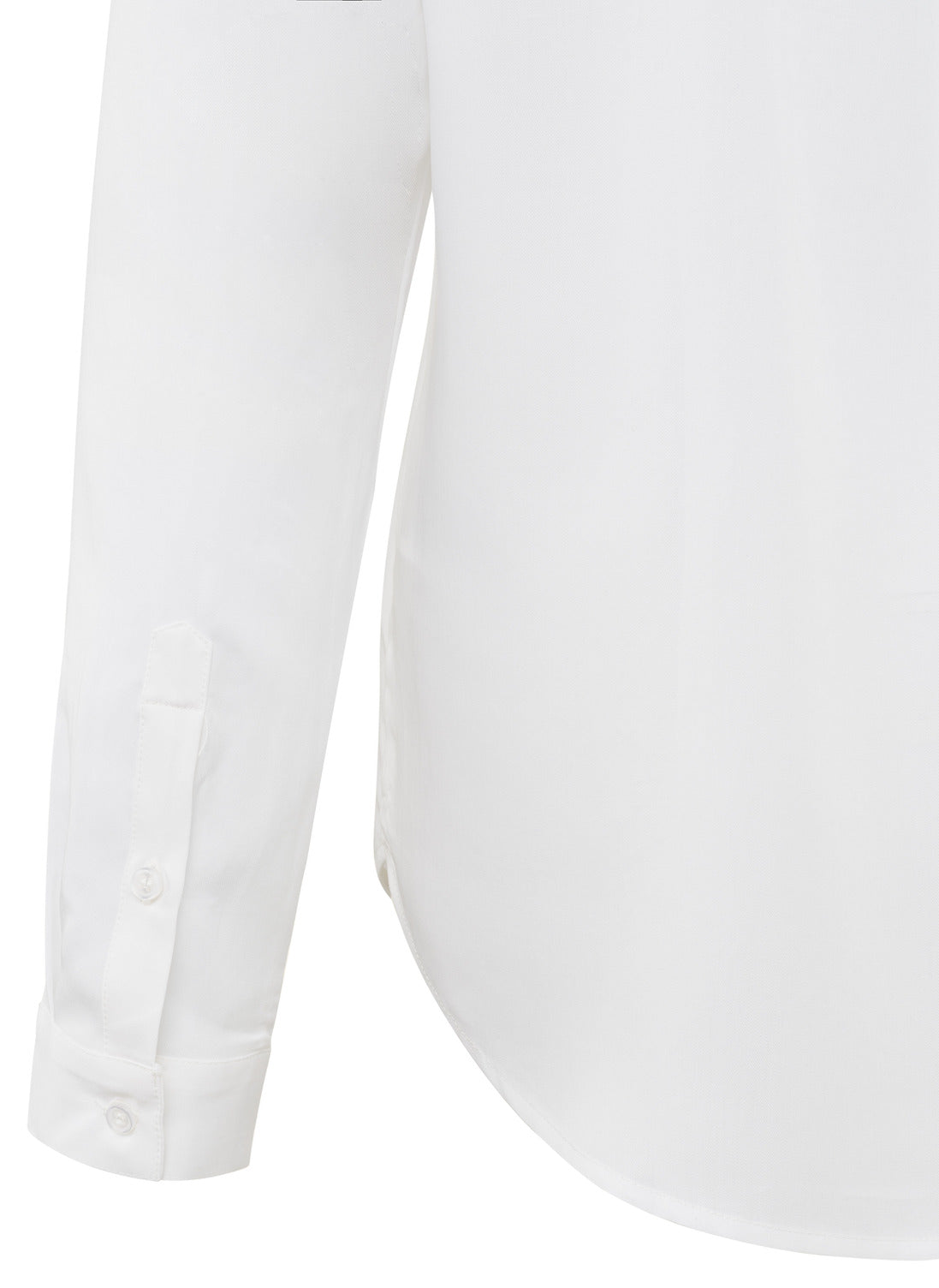 Spring 2024 Yaya soft poplin blouse in white classic basic button up sleeve detail