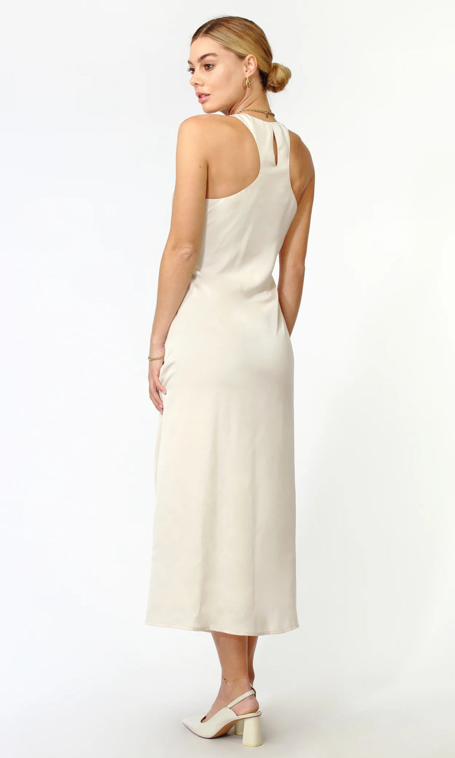 Fiona "O" Ring Midi Dress