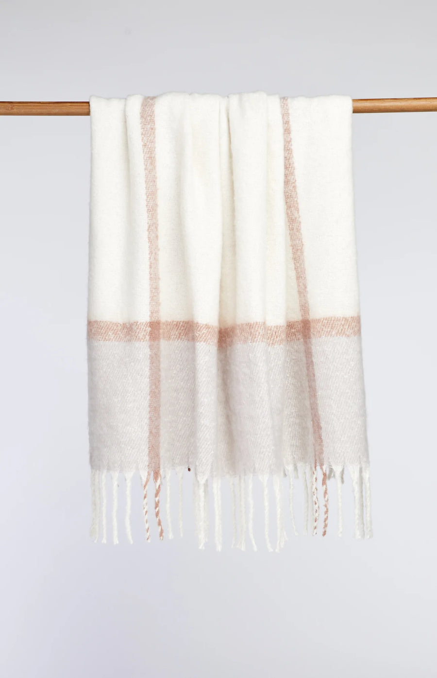 Garcia Blanket - Cream Plaid