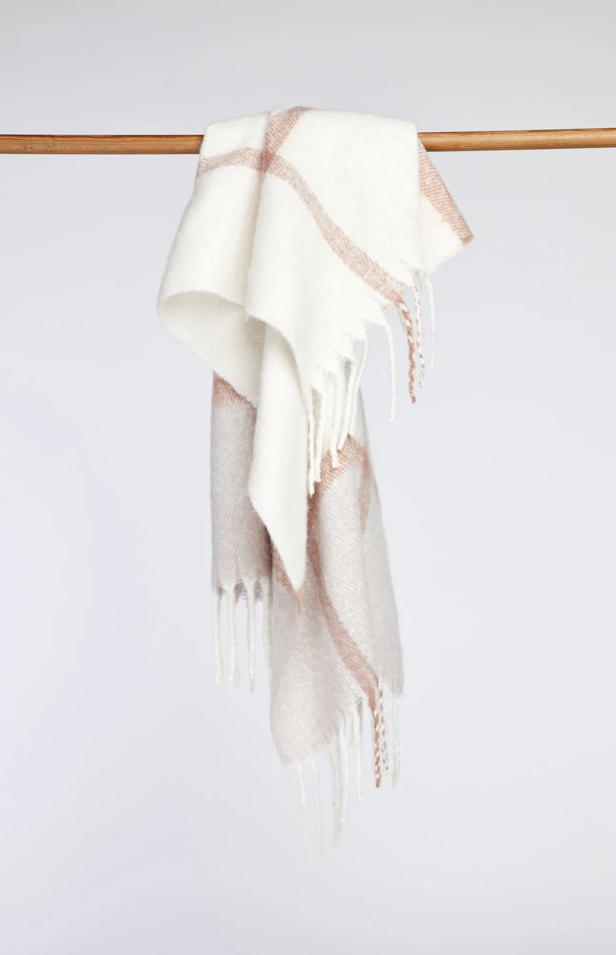 Garcia Blanket - Cream Plaid