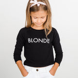 Blonde Kids Crew - Black