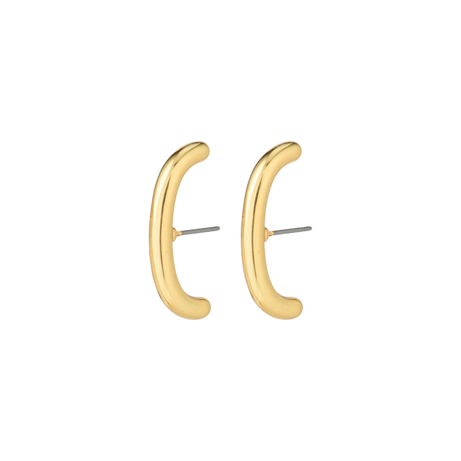 Clarity Cuff Earrings - Gold