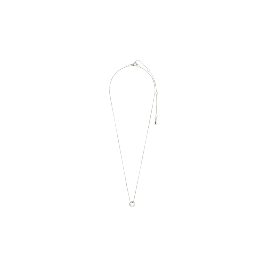 ROGUE recycled crystal halo necklace
