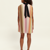 Pleated Mini Dress