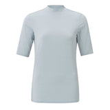 High Neck T-Shirt With Half Sleeve - Pearl Blue - LAST ONE Size S