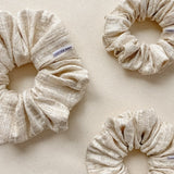 PARELLA GOLD JACQUARD SCRUNCHIE - OVERSIZED
