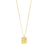 Kindness square coin necklace