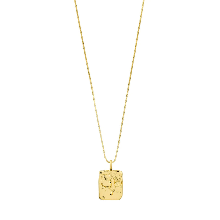 Kindness square coin necklace