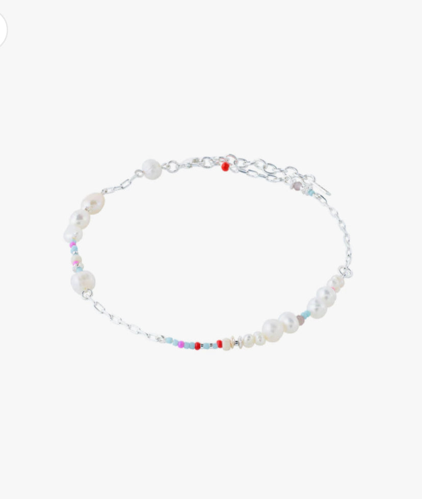 Ilsa freshwater pearl ankle chain