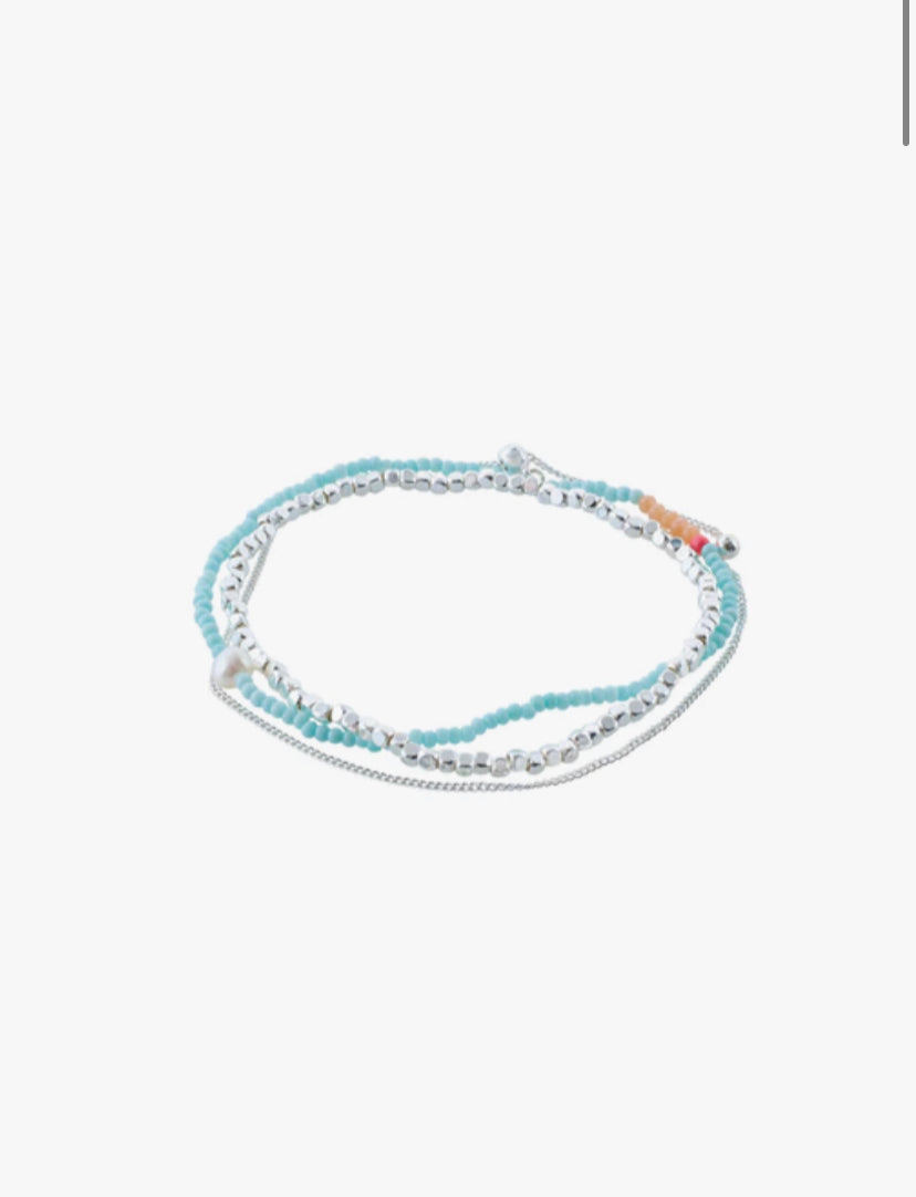 Energetic blue Bracelet 3 in 1