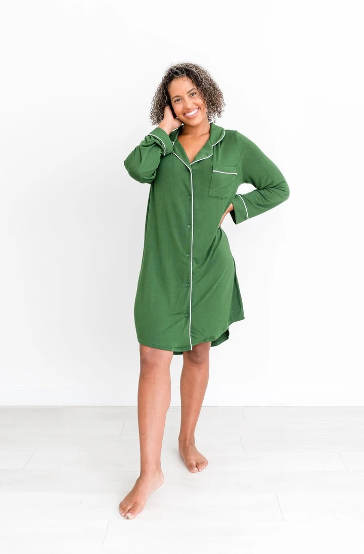 Elliot Nightie - Forest Green