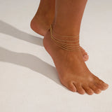 PAUSE recycled ankle chain