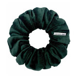NATURAL VELVET EMERALD SCRUNCHIE - CLASSIC