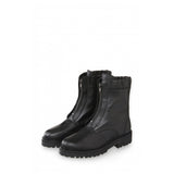 Leather Boot With Zipper