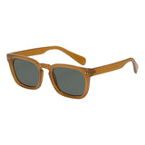 ELETTRA iconic retro sunglasses caramel brown