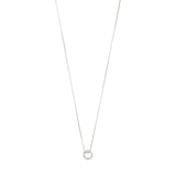 Rogue recycled crystal halo necklace