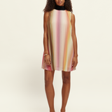 Pleated Mini Dress