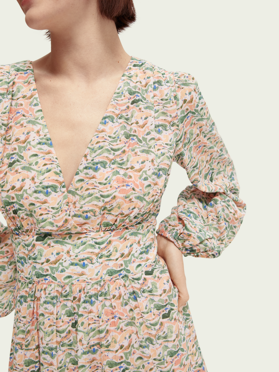 Allover Printed Dress